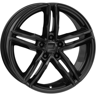2DRV WH11 hliníkové disky 7,5x17 5x112 ET37 Black glossy painted