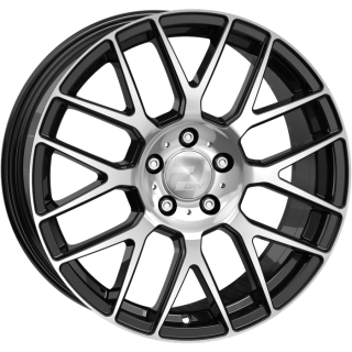 2DRV WH26 hliníkové disky 7,5x17 4x108 ET22 Black full machined