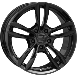 2DRV WH29 hliníkové disky 7,5x17 5x120 ET43 Black glossy painted