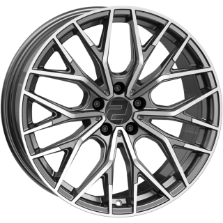 2DRV WH37 hliníkové disky 8,5x19 5x112 ET26 Daytona grey full machined