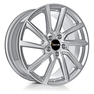 AVUS AC-518 hliníkové disky 7x17 4x108 ET15 HYPER SILVER
