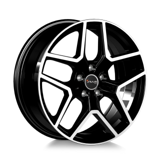 AVUS AC-519 hliníkové disky 7x17 5x108 ET40 BLACK POLISHED