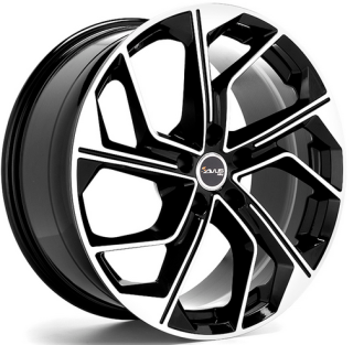 AVUS AC-522 hliníkové disky 9x20 5x112 ET33 BLACK POLISHED