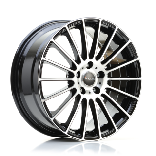 AVUS AC-M03 hliníkové disky 7x17 4x100 ET38 BLACK POLISHED