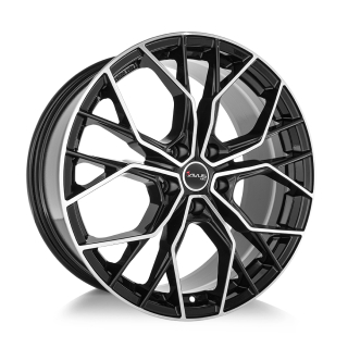 AVUS AC-M10 hliníkové disky 7,5x18 5x108 ET42 BLACK POLISHED