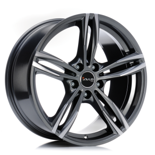 AVUS AC-MB3 hliníkové disky 9,5x19 5x120 ET44 ANTHRACITE POLISHED