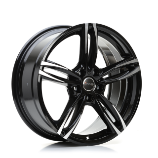 AVUS AF15 hliníkové disky 8,5x19 5x112 ET50 BLACK POLISHED