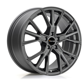 AVUS AF18 hliníkové disky 8x18 5x100 ET35 MATT ANTHRACITE POLISHED