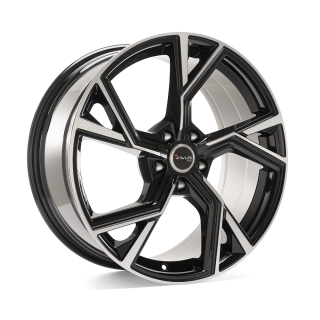 AVUS AF20 hliníkové disky 8x18 5x112 ET28 BLACK POLISHED