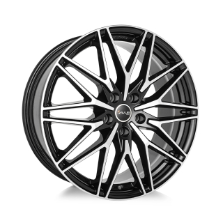 AVUS AC-MB6 hliníkové disky 7,5x18 5x112 ET45 BLACK POLISHED