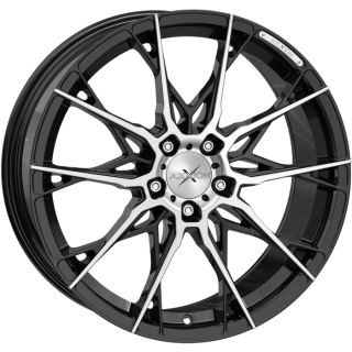 AXXION X1 hliníkové disky 8,5x19 5x112 ET35 Black full machined