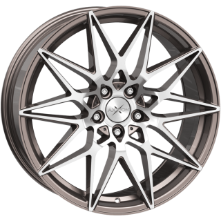 AXXION AX9 hliníkové disky 9x21 5x112 ET42 Platinum grey full machined