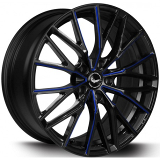 BARRACUDA PROJECT 3.0 hliníkové disky 8,5x18 5x115 ET38 Black gloss Flashblue