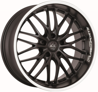 BARRACUDA VOLTEC T6 SUV hliníkové disky 9x20 5x120 ET42 Mattblack Puresports / Color Trim weiss