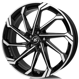 BROCK RC36 hliníkové disky 7x17 5x100 ET41 čierny leštený