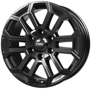 CMS C35 hliníkové disky 7,5x17 6x114,3 ET45 Complete Black Gloss