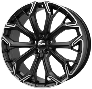 CMS C37 hliníkové disky 8x19 5x112 ET34 Diamond Matt Black
