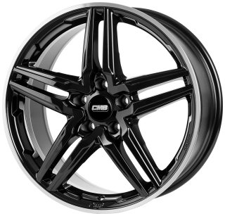 CMS C29 hliníkové disky 7,5x17 5x112 ET38 Diamond Rim Black