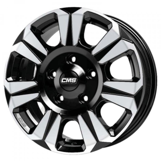 CMS C31 hliníkové disky 7,5x18 5x130 ET58 Diamond Black Gloss