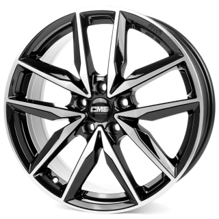CMS C28 hliníkové disky 8x20 5x114,3 ET38 Diamond Black Gloss