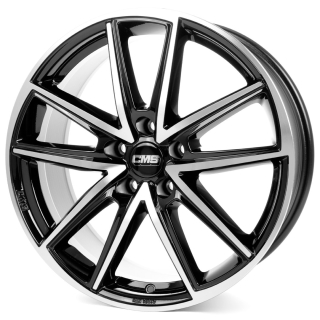 CMS C30 hliníkové disky 7,5x19 5x114,3 ET49,5 Diamond Black Gloss
