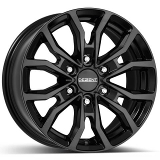 DEZENT KC black hliníkové disky 6,5x17 6x120 ET50 Čierne lakovanie