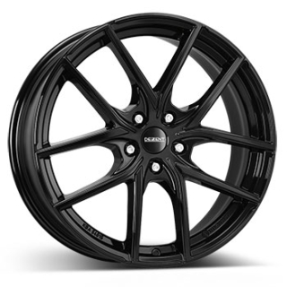 DEZENT TO black hliníkové disky 8x19 5x112 ET49 Čierne lakovanie