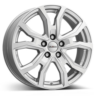 DEZENT TV silver hliníkové disky 7x17 5x108 ET46 Strieborné lakovanie