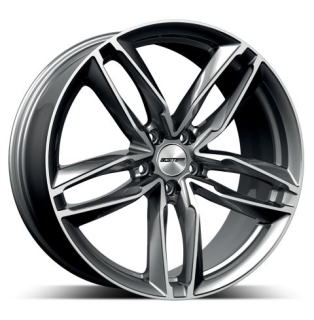 GMP Atom hliníkové disky 7,5x17 5x112 ET45 Anthracite diamond