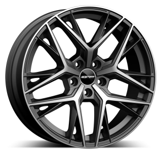 GMP Lunica hliníkové disky 8x18 5x110 ET30 Matt Anthracite Diamond