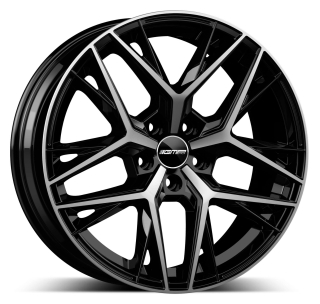 GMP Lunica hliníkové disky 7,5x18 5x114,3 ET35 Black Diamond