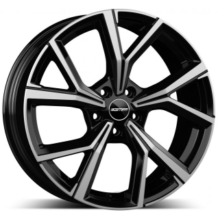 GMP Mentor hliníkové disky 7x17 5x100 ET35 Black Diamond