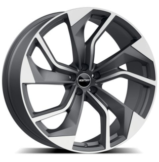 GMP Rebel hliníkové disky 10x23 5x112 ET30 Matt Anthracite Diamond