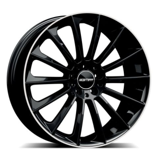 GMP Stellar hliníkové disky 7,5x17 5x112 ET35 Black Diamond Lip