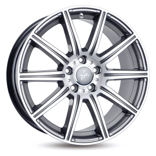 KESKIN KT16 hliníkové disky 8,5x19 5x112 ET45 PALLADIUM FRONT POLISH