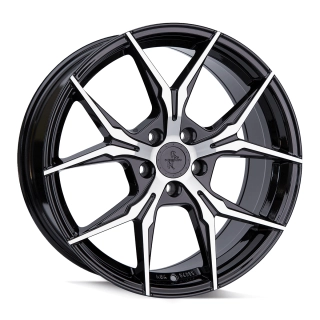 KESKIN KT19N hliníkové disky 8,5x19 5x112 ET30 BLACK FRONT POLISH