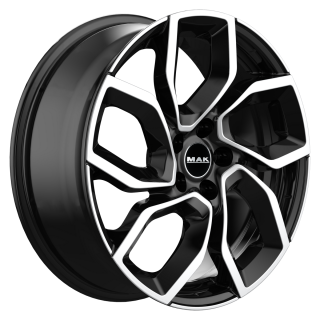 MAK APOLLO hliníkové disky 6x15 5x98 ET37 BLACK MIRROR