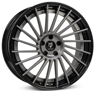 MB DESIGN VR3.2 DC hliníkové disky 10,5x20 5x112 ET33 Mattgrau Glanzschwarz
