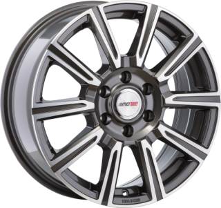 MOTEC VANTASTIC hliníkové disky 7x17 5x118 ET62 GUNMETAL POLISHED