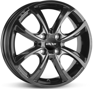 OXXO TELESTO GLOSSY BLACK (OX10) hliníkové disky 5x15 4x100 ET38 black (GB)