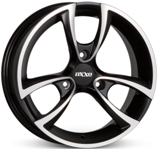 OXXO TRIAS BLACK (RG18) hliníkové disky 6x15 3x112 ET25 matt black / polished (MBFP)