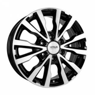 PLATIN P86 hliníkové disky 6,5x16 6x130 ET54 BLACK POLISHED