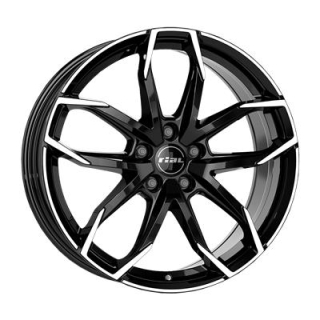 RIAL LUCCA hliníkové disky 6,5x17 4x98 ET38 diamant-schwarz frontpoliert