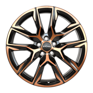 RONAL R71 hliníkové disky 9,5x21 5x112 ET37 JETBLACK-COPPER MATT