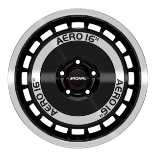 RONAL R50 AERO hliníkové disky 8x18 5x120 ET50 SCHWARZ-FRONTKOPIERT