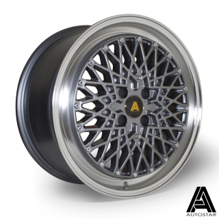 AUTOSTAR Minus hliníkové disky 8x17 4x100 ET30 RLGunmetal