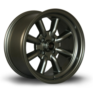 ROTA RKR hliníkové disky 8x15 4x100 ET10 Steelgrey