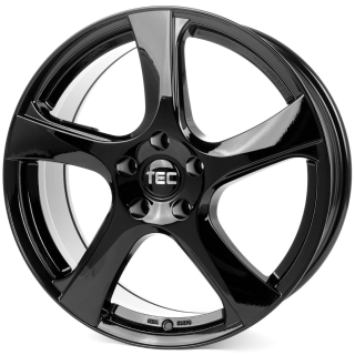 TEC-SPEEDWHEELS AS5 hliníkové disky 7x17 4x100 ET38 Schwarz-Glanz
