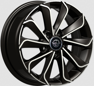 WSP WD003 CORINTO HYUNDAI hliníkové disky 6,5x16 5x114,3 ET50 GLOSSY BLACK POLISHED