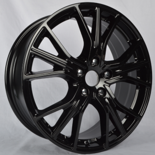 WSP WD004 ZURICH TESLA hliníkové disky 9,5x20 5x114,3 ET45 GLOSSY BLACK
